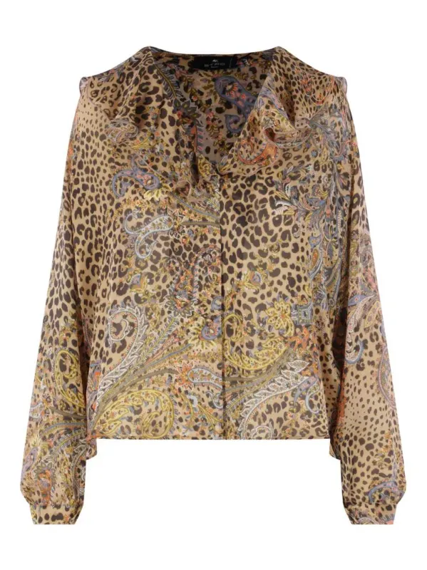 Printed Silk Shirt made by Etro