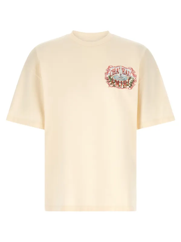 Chateau Sketch T-Shirt Beige sold by Wanan Luxury