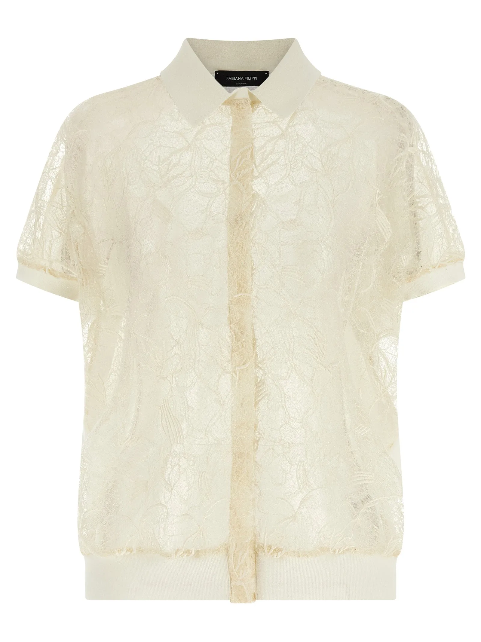 Organza Lace Cardigan Sweaters And Cardigans Beige sold by Wanan Luxury