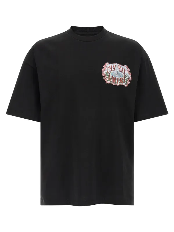 Chateau Sketch T-Shirt Black made by AMIRI