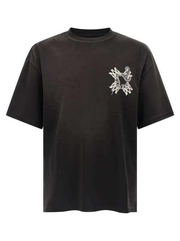 Ma Quad Snake T-Shirt Black sold by Wanan Luxury