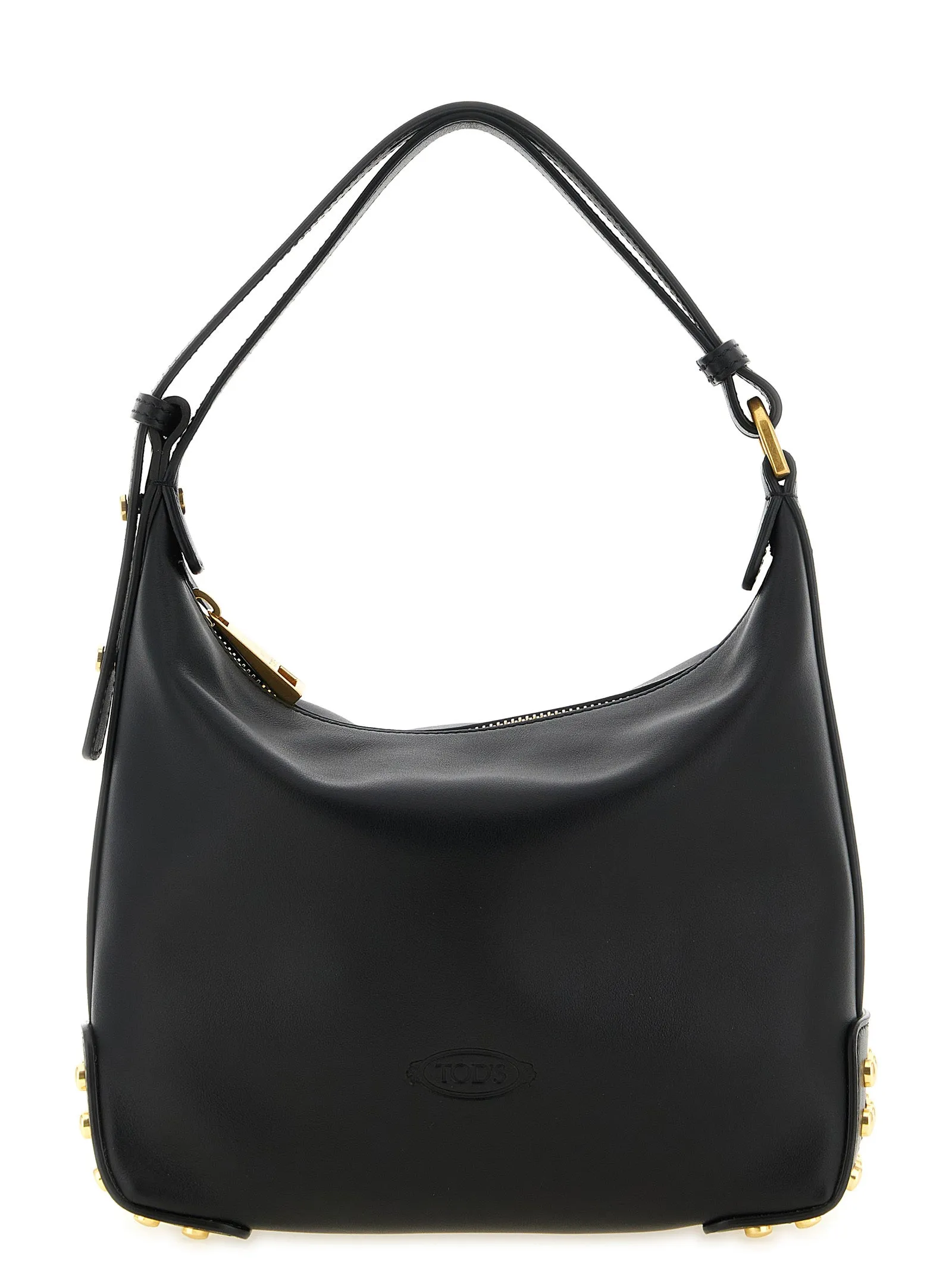 Metal Dots Shoulder Bags Black sold by Wanan Luxury