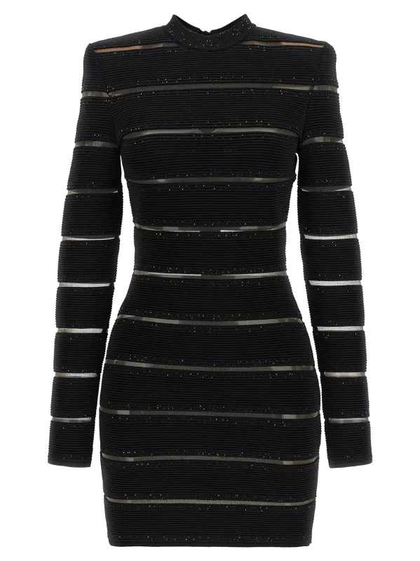 Bodycon Dress Dresses Black made by Balmain