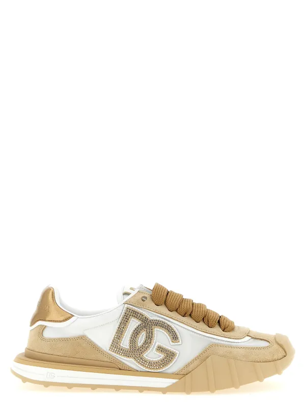 Dg Athletic Sneakers Beige made by Dolce & Gabanna
