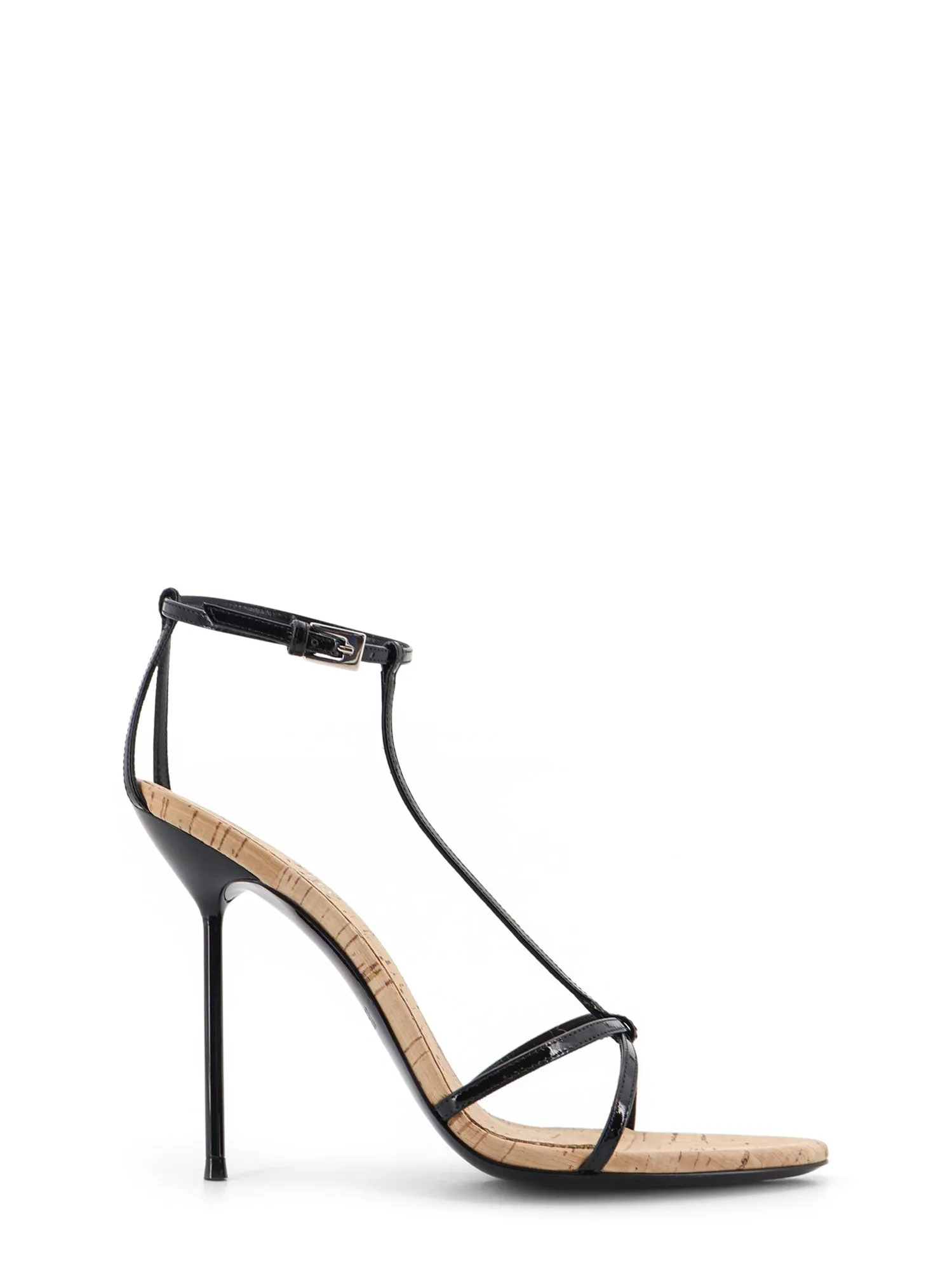 Lidia Leather And Cork Sandals sold by Wanan Luxury