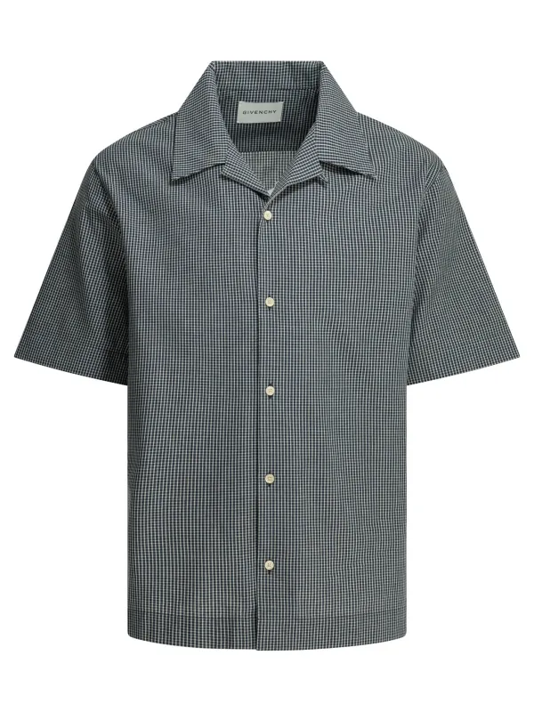 Casual Shirt With Logo Shirts Blue made by Givenchy