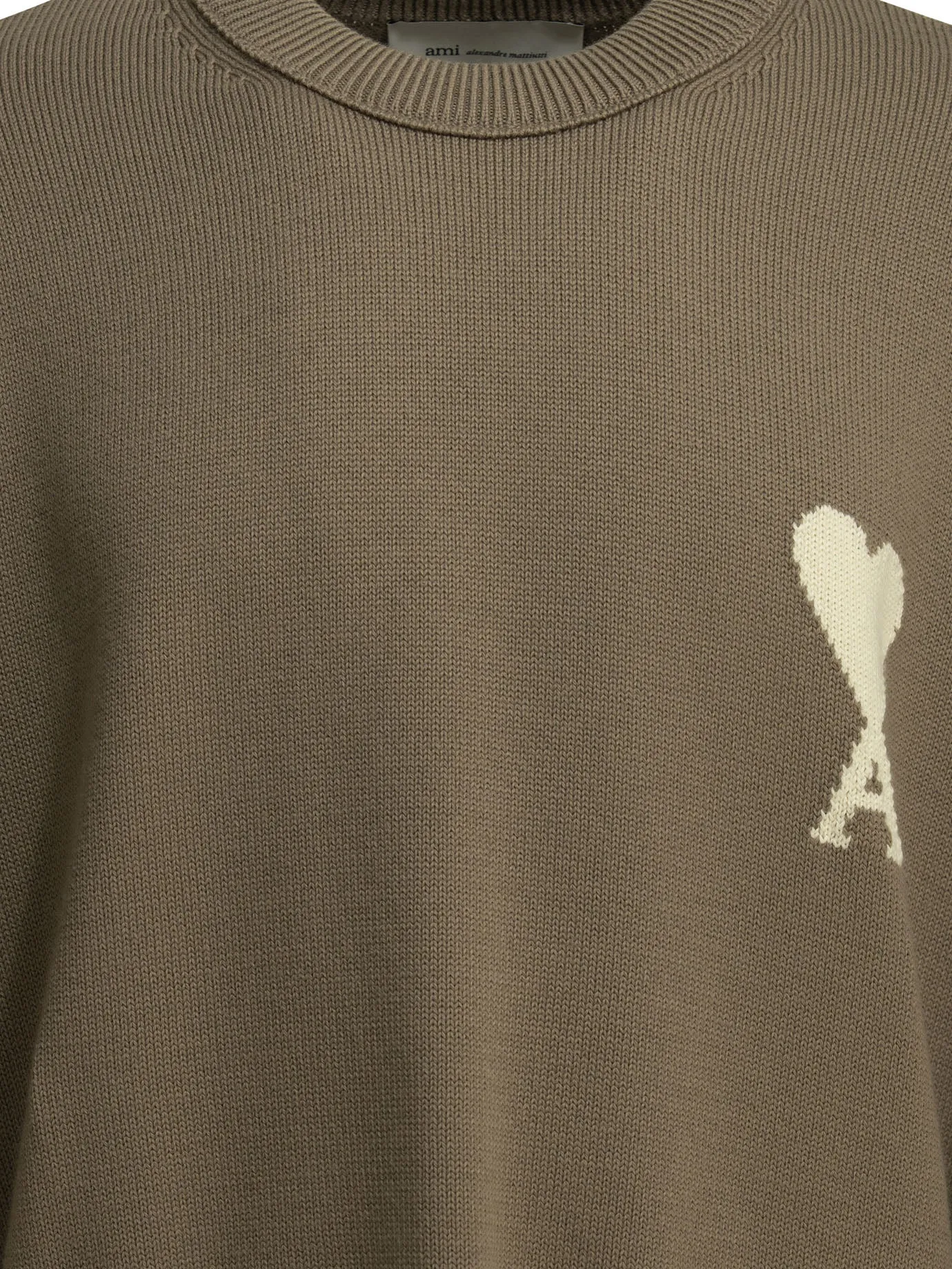 Wool-Blend Crew-Neck Sweater Knitwear Beige sold by Wanan Luxury product image thumbnail 3