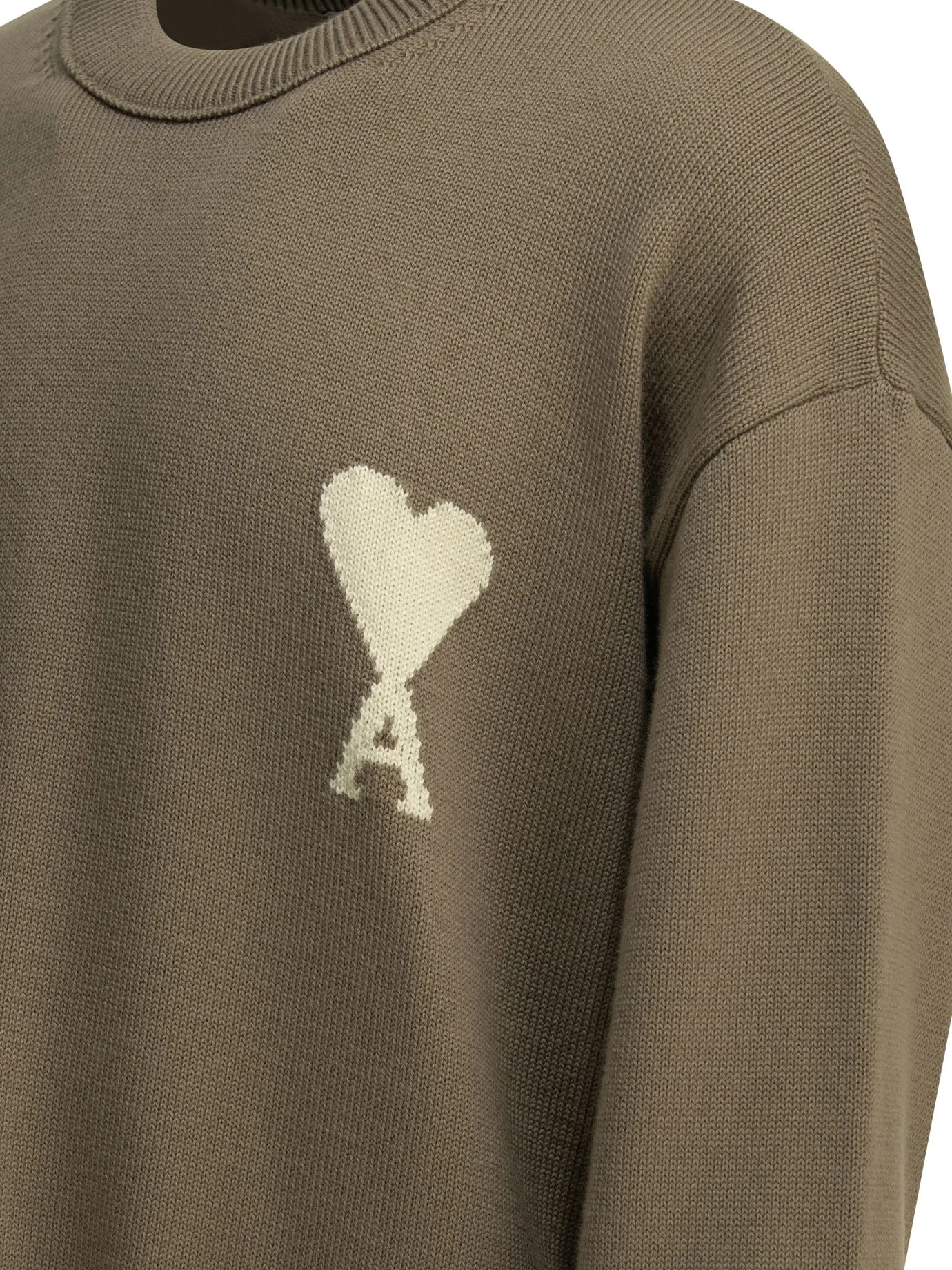 Wool-Blend Crew-Neck Sweater Knitwear Beige sold by Wanan Luxury product image thumbnail 4