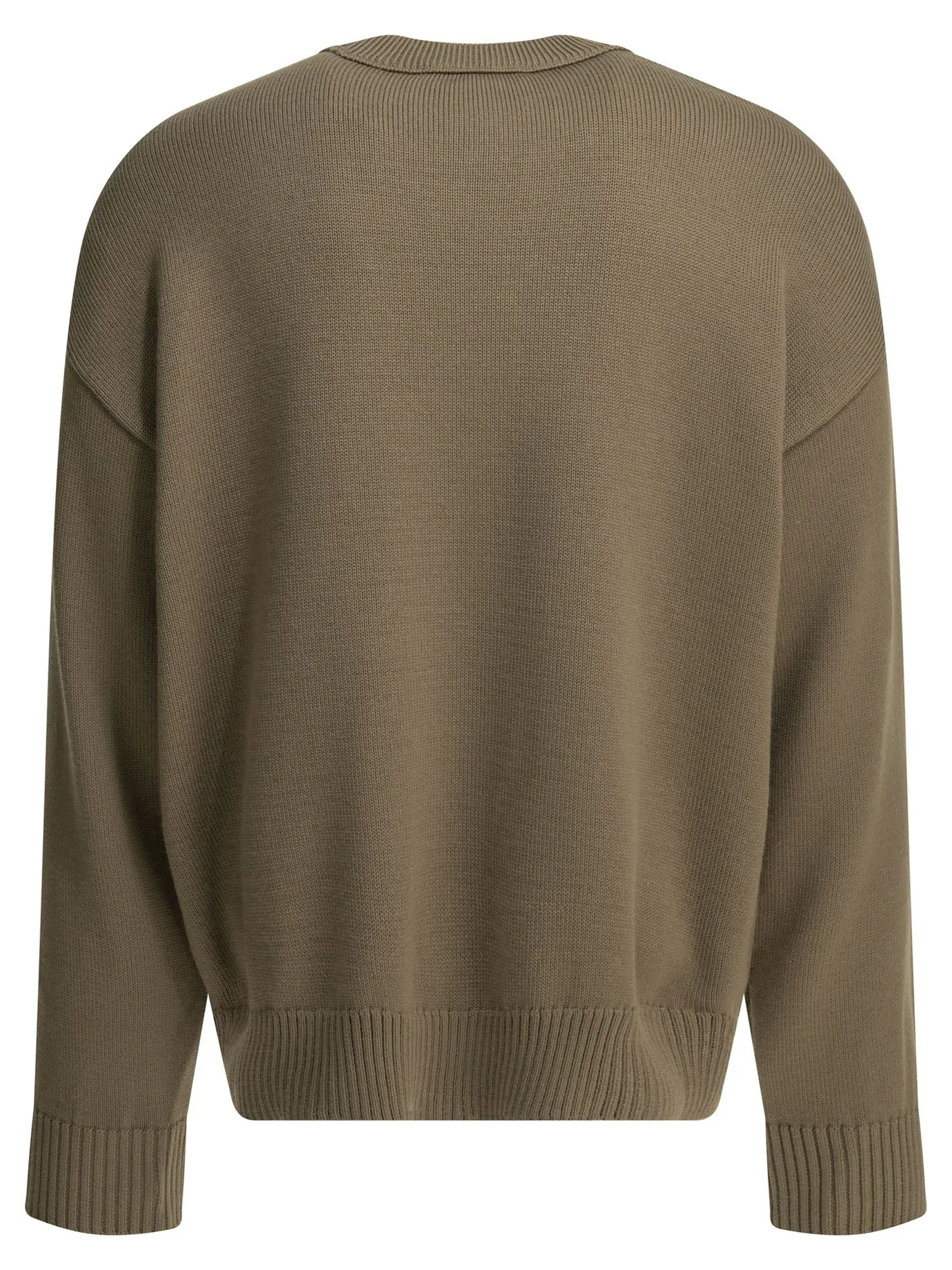 Wool-Blend Crew-Neck Sweater Knitwear Beige sold by Wanan Luxury product image thumbnail 2