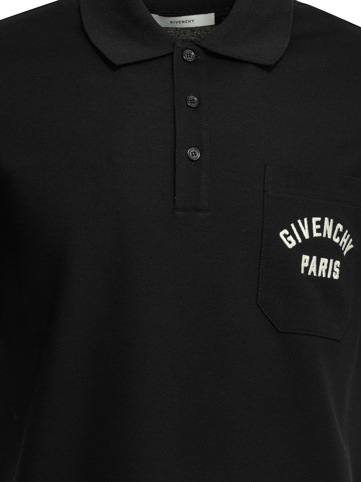 Polo Shirt With Buttons And Logo Polo Shirts Blue sold by Wanan Luxury product image thumbnail 3