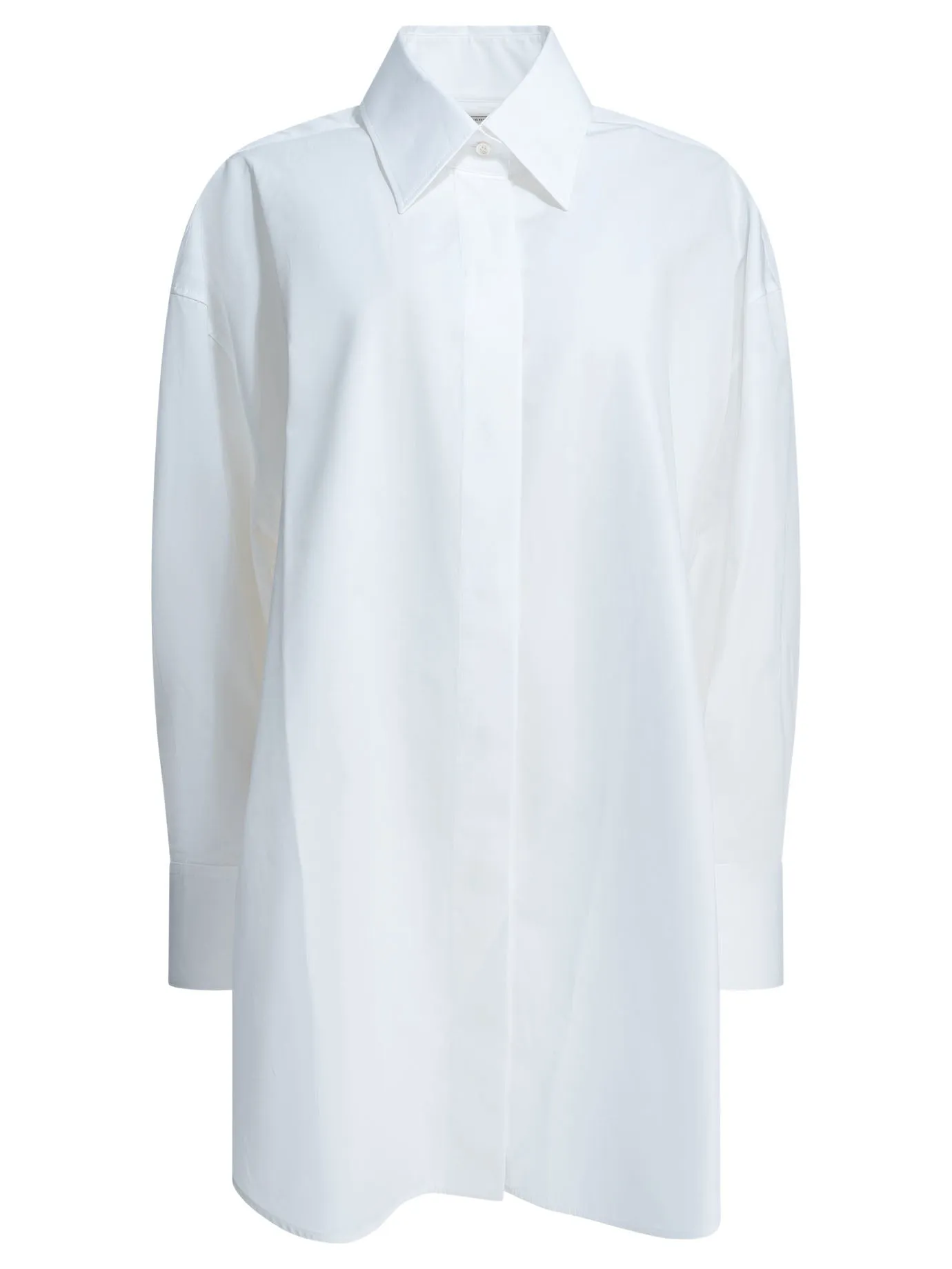 Casual Asymmetrical Shirt Shirts White sold by Wanan Luxury