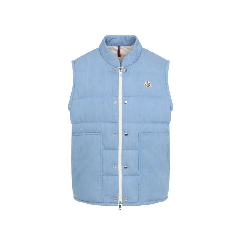 Gilet Blue made by Moncler