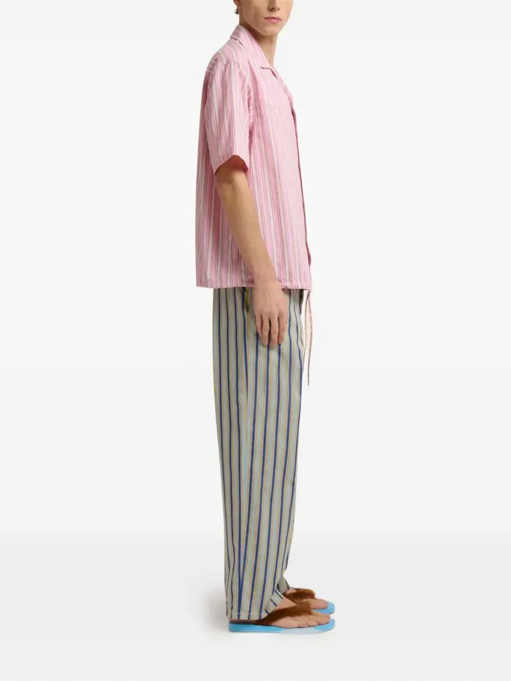 Striped Wide-Leg Pants sold by Wanan Luxury product image thumbnail 3