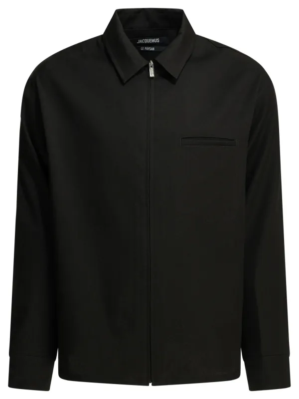 Le Chemise Mecano Shirts Black made by Jacquemus