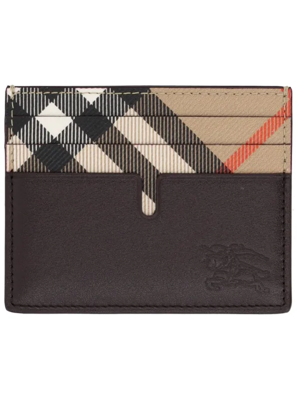 Card Holder "Check" made by Burberry