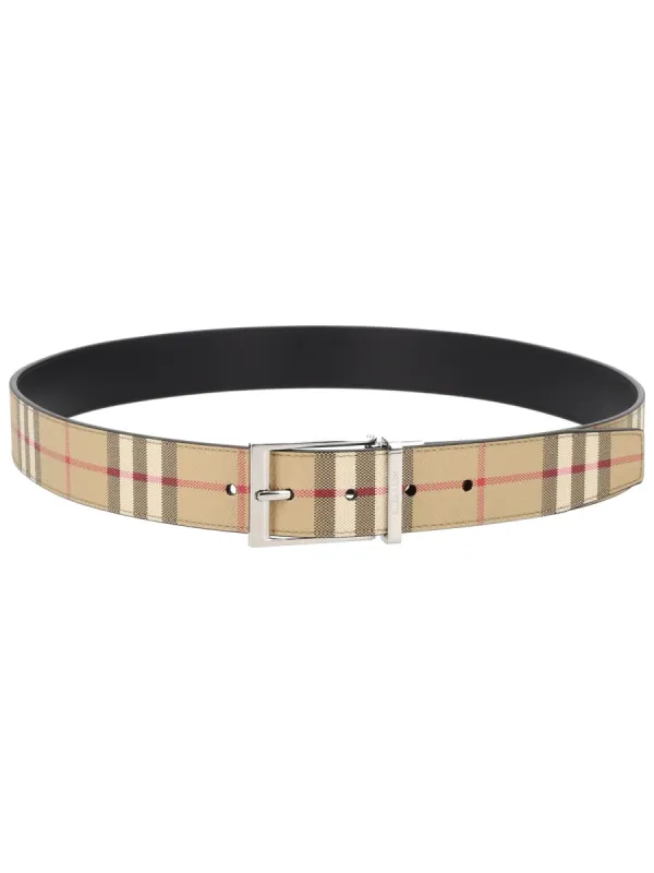 Belt "Check" made by Burberry
