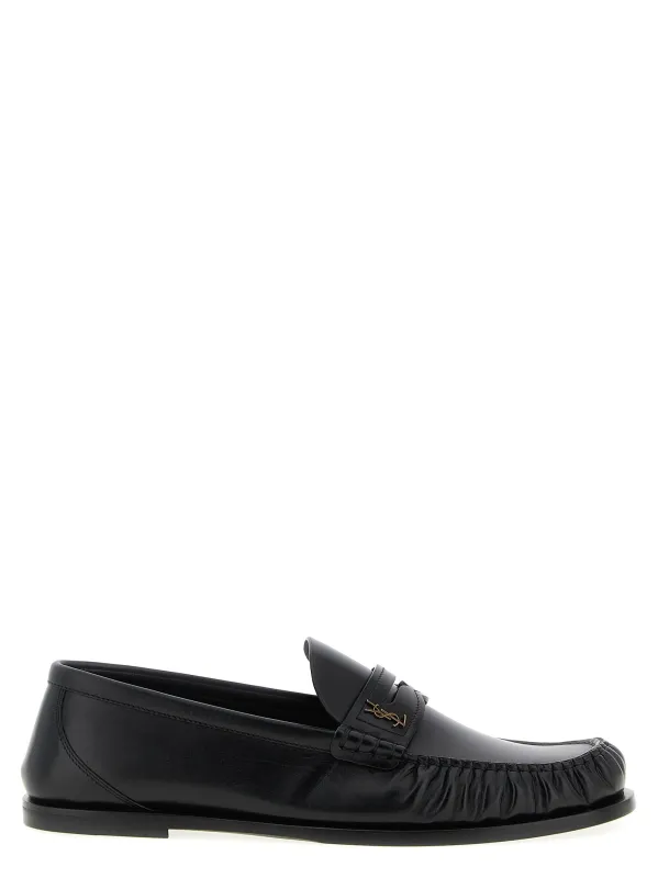 Laurent Loafers Black sold by Wanan Luxury