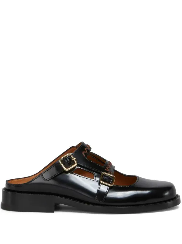 Buckle Mules sold by Wanan Luxury