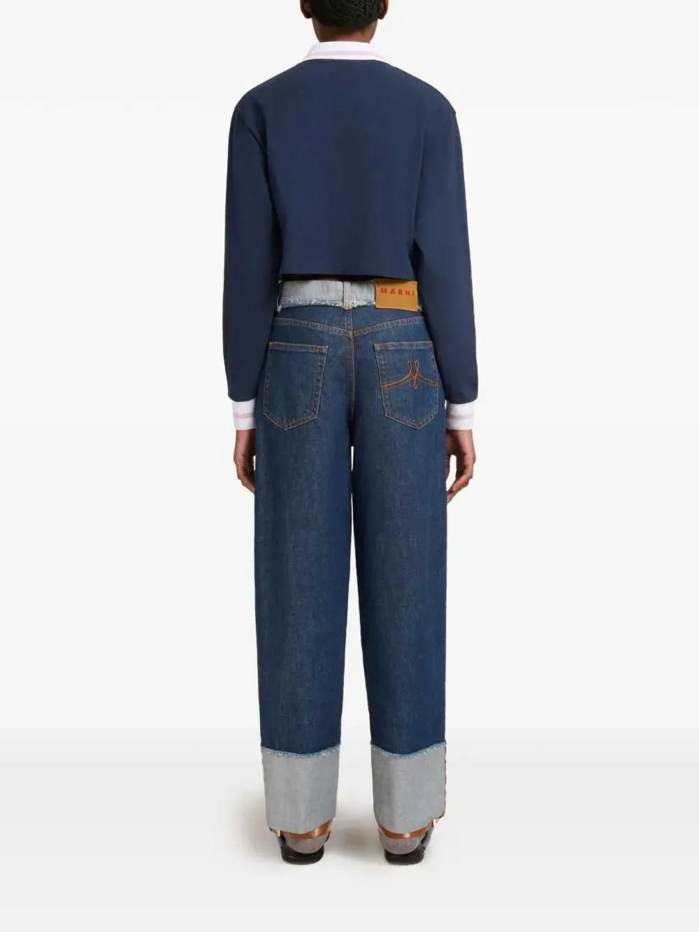 Cuffed Jeans sold by Wanan Luxury product image thumbnail 4