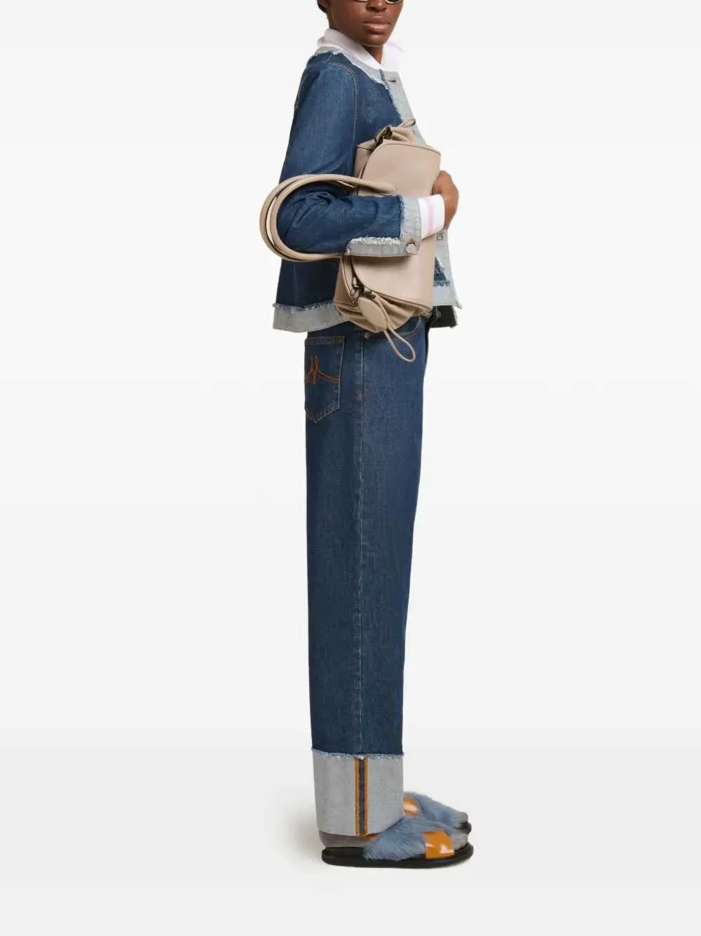 Cuffed Jeans sold by Wanan Luxury product image thumbnail 3
