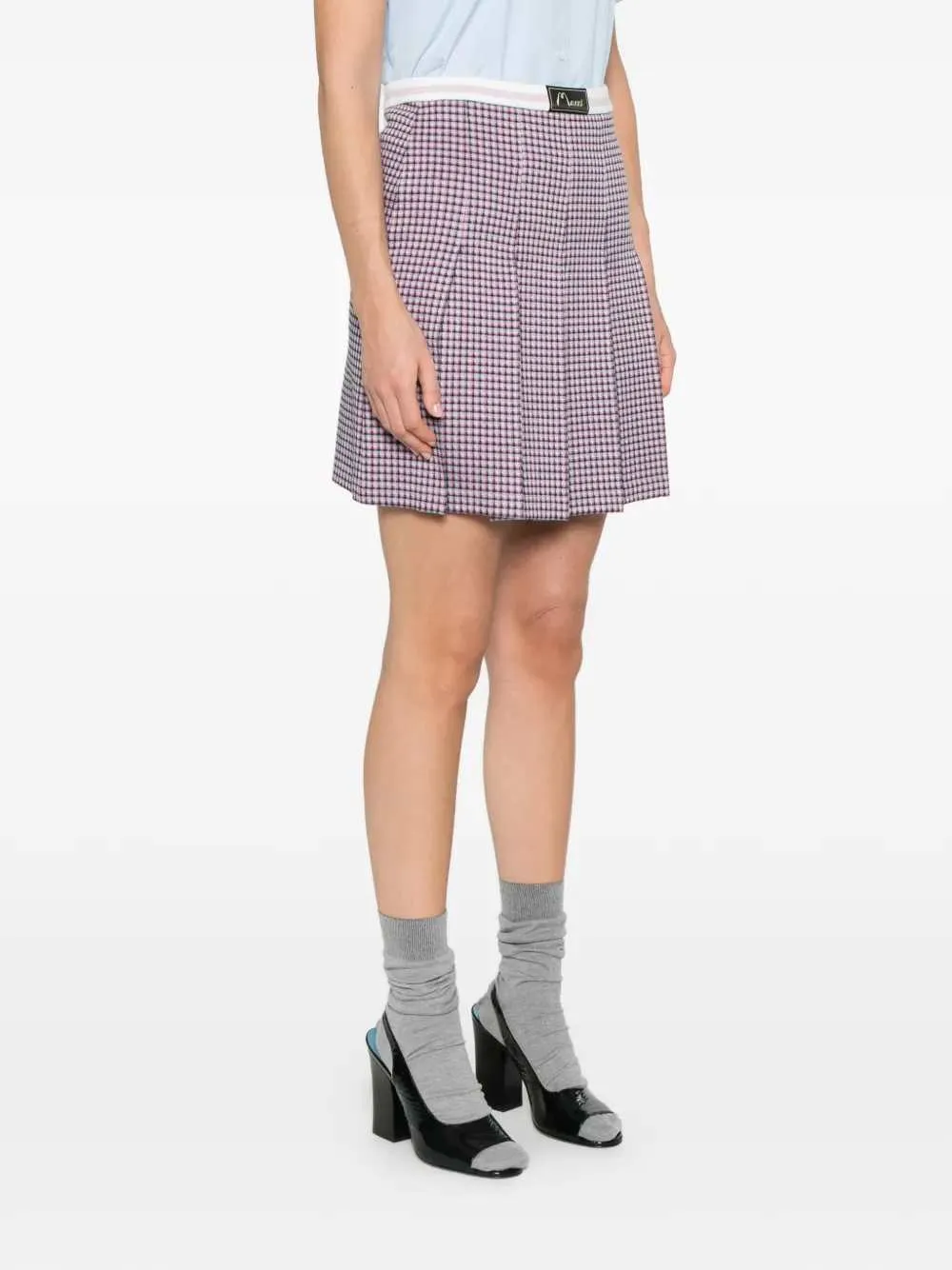 Plaid Pleated Skirt sold by Wanan Luxury product image thumbnail 3