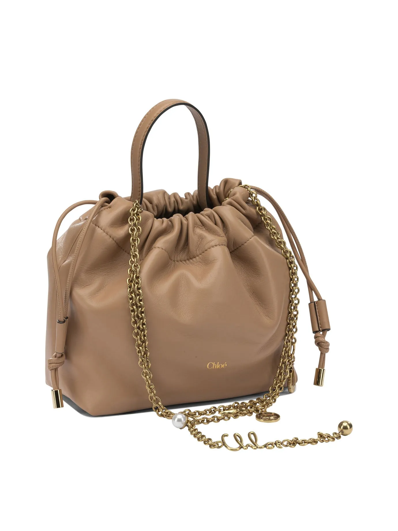 Chloé Icons Shoulder Bags Beige sold by Wanan Luxury product image thumbnail 2