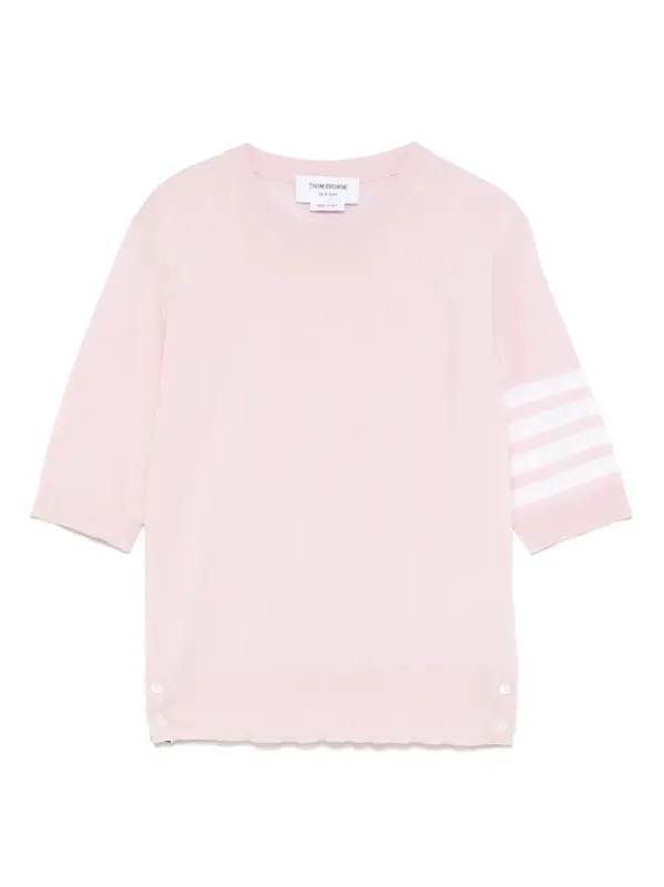 Tank Top With Striped Detail made by Thom Browne