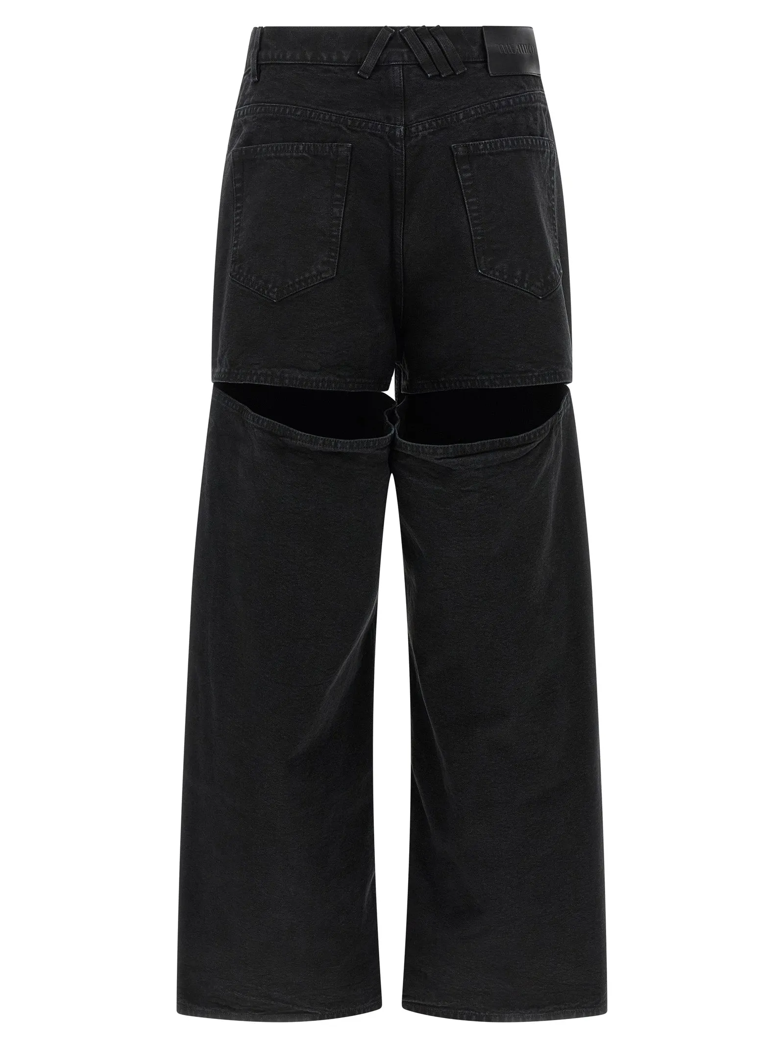 Cut-Out Jeans Black sold by Wanan Luxury product image thumbnail 2