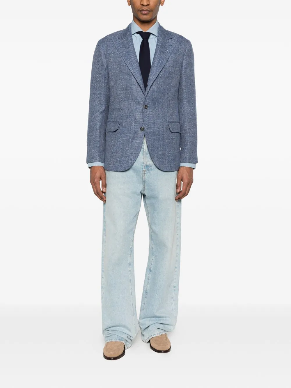 Wool Blend Single-Breasted Jacket sold by Wanan Luxury product image thumbnail 5