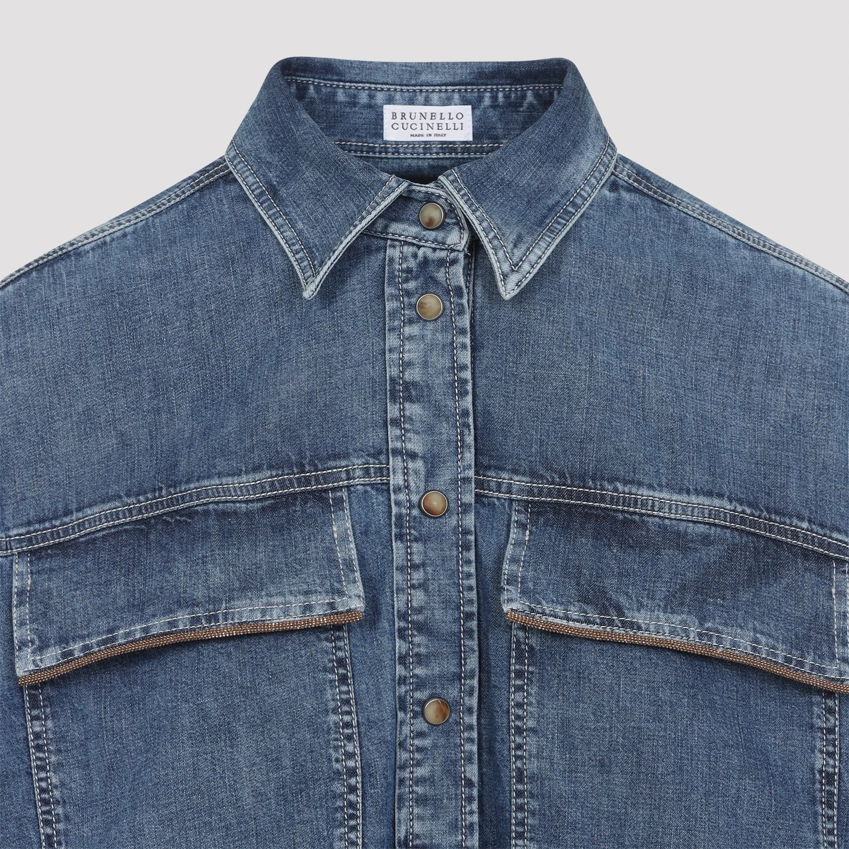 Denim&Leather Blue sold by Wanan Luxury product image thumbnail 4