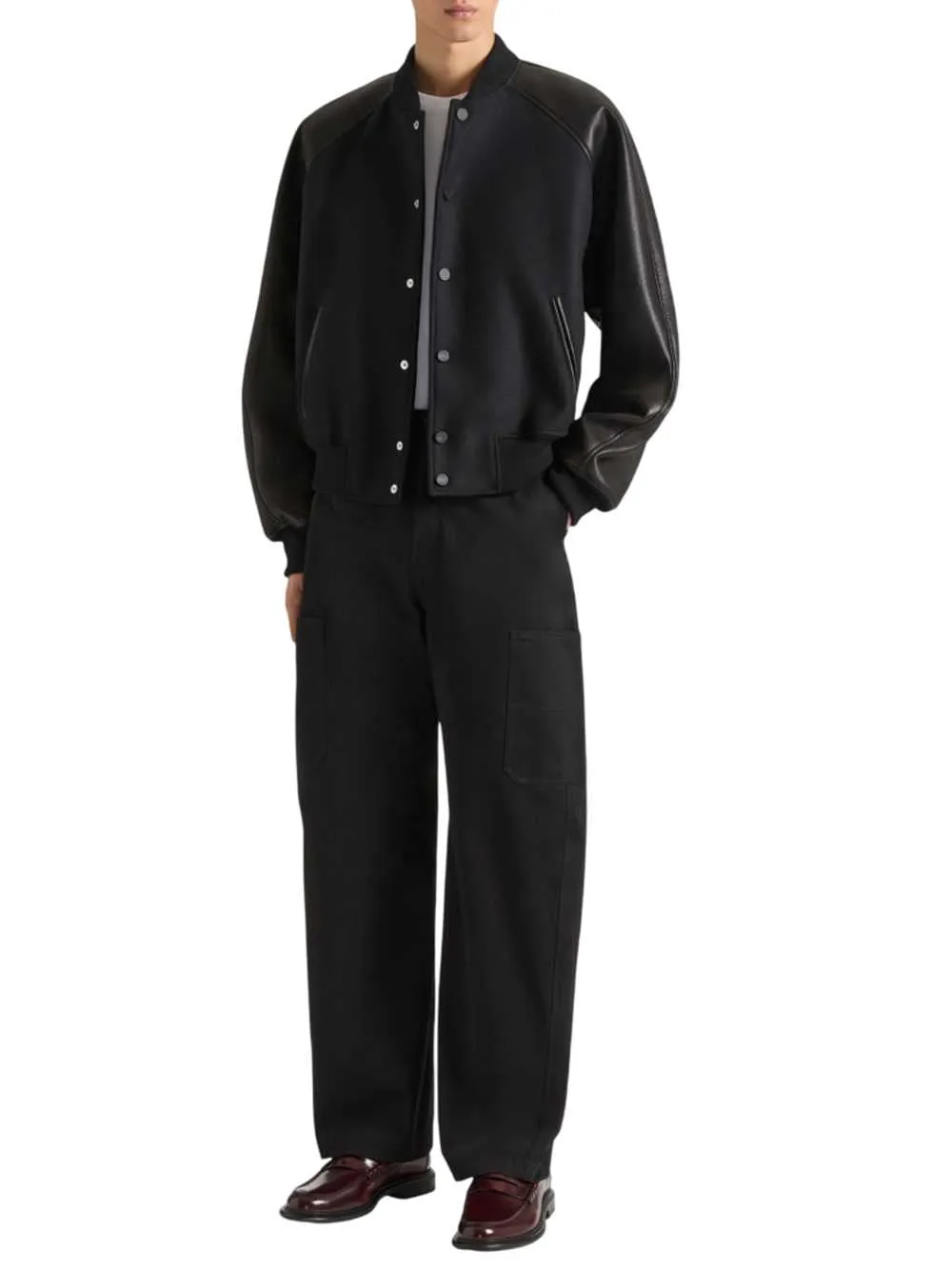 Paneled Bomber Jacket sold by Wanan Luxury product image thumbnail 2