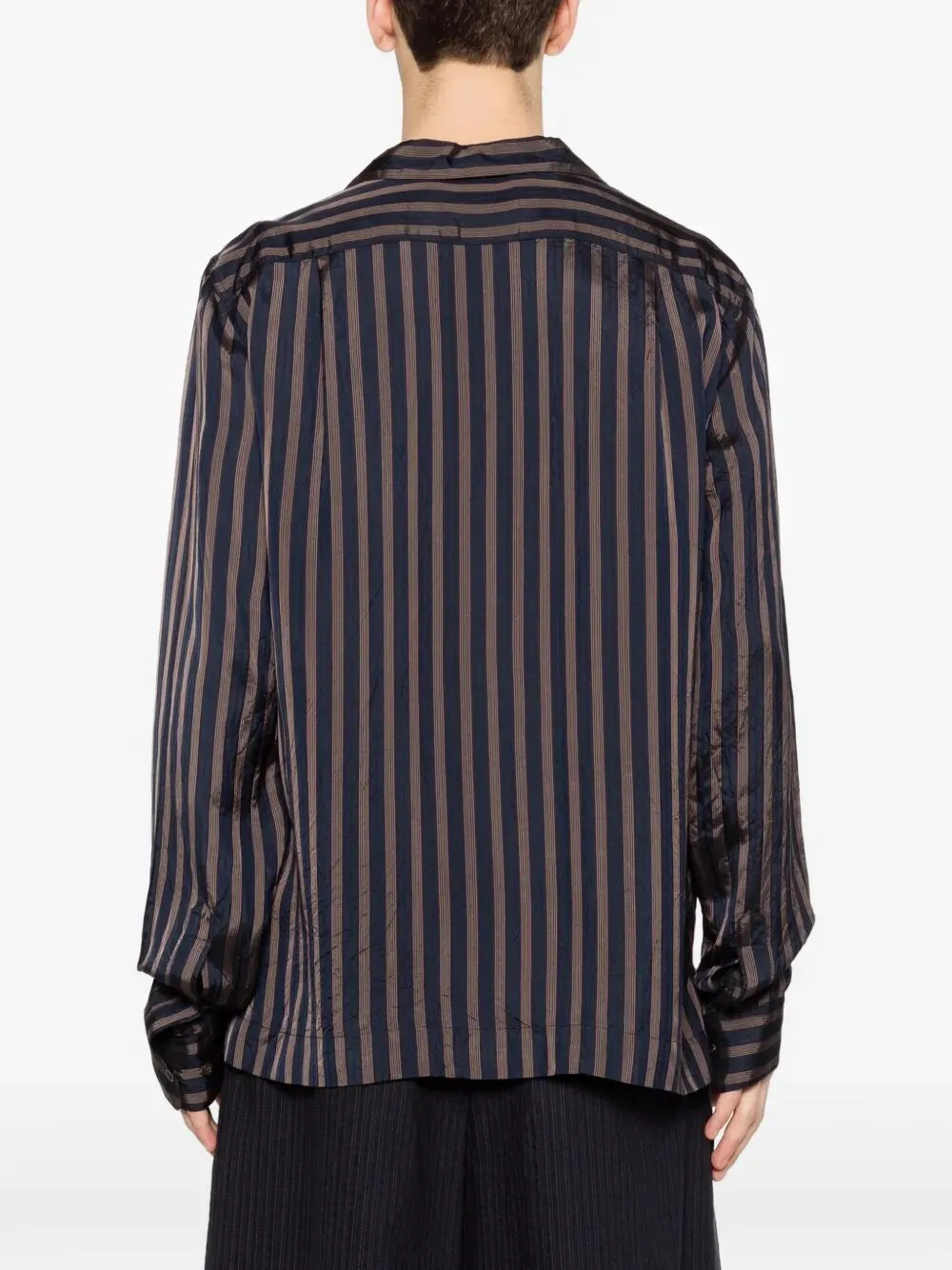 Carly Striped Cupro Shirt sold by Wanan Luxury product image thumbnail 3