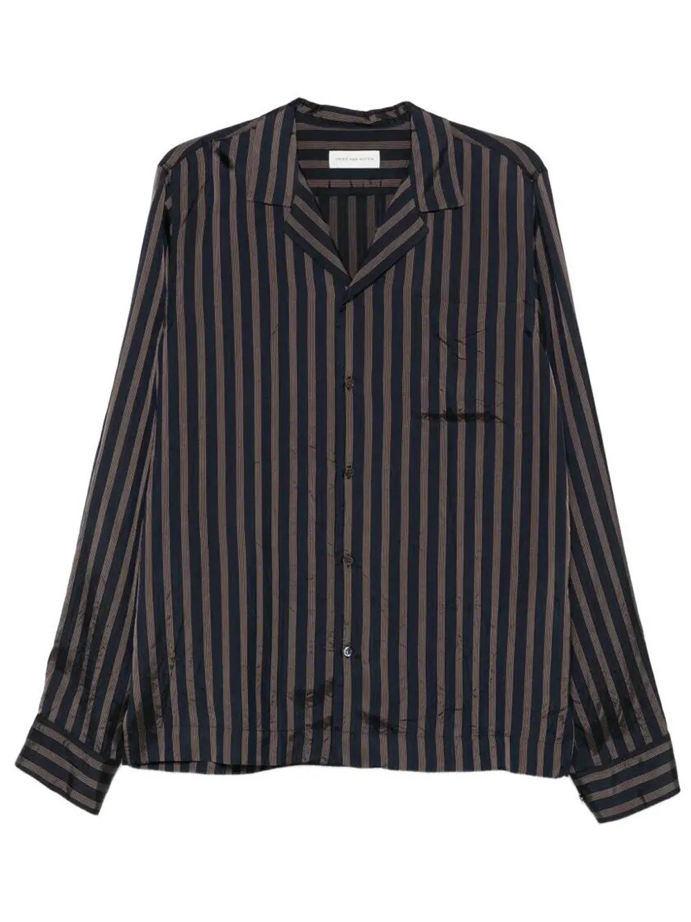 Carly Striped Cupro Shirt sold by Wanan Luxury