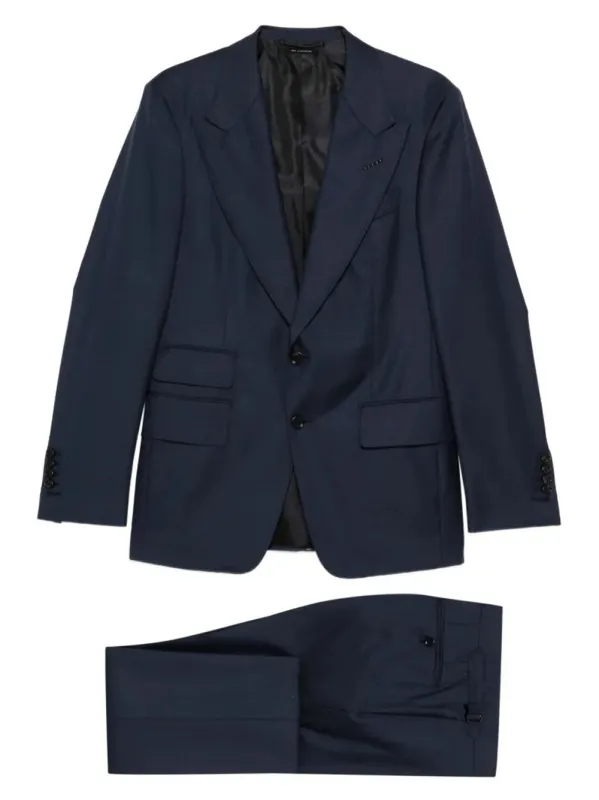 Shelton Single-Breasted Wool Suit made by Tom Ford