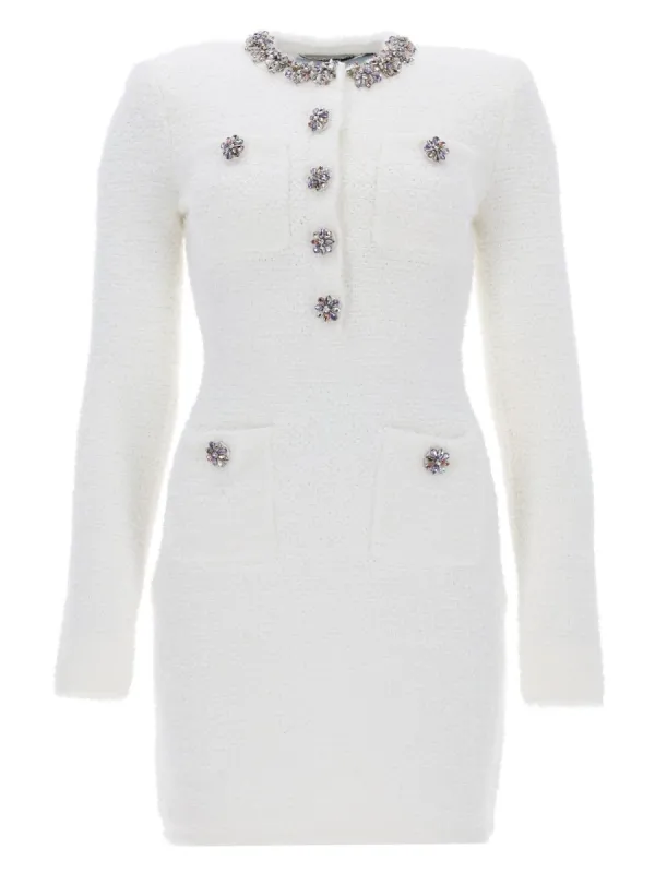 Mini Dress With Jewel Buttons made by Self-Portrait