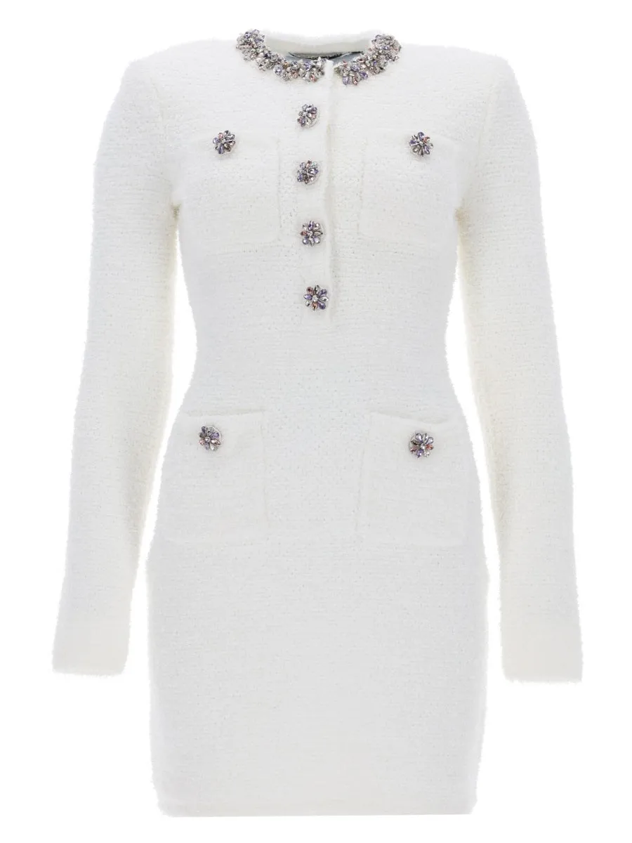 Mini Dress With Jewel Buttons sold by Wanan Luxury
