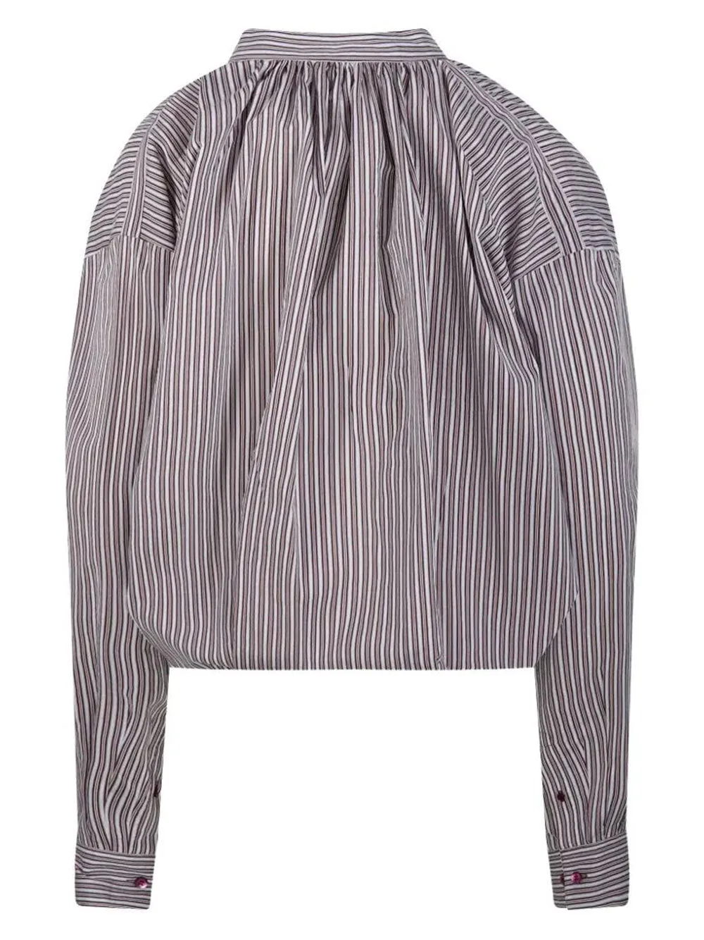 Cenver Silk Blend Striped Blouse sold by Wanan Luxury product image thumbnail 2