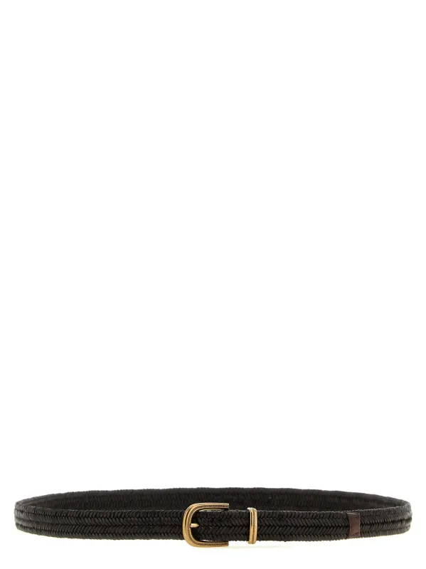 Stretch Leather Belt Belts Brown sold by Wanan Luxury