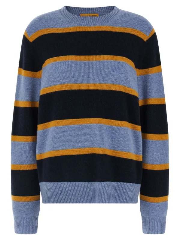 Stripe Crew Sweaters And Cardigans Multicolor made by Guest In Residence
