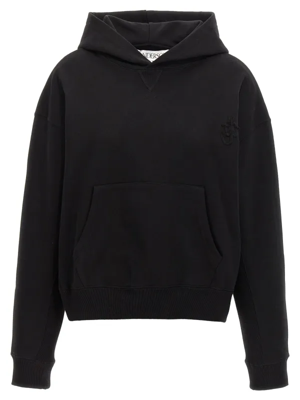 Anchor Logo Sweatshirt Black sold by Wanan Luxury