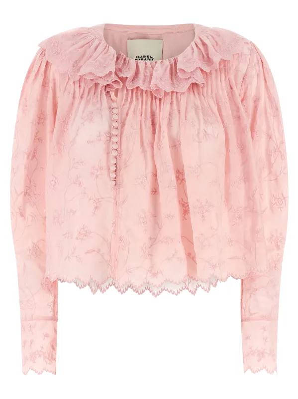 Zelly Tops Pink made by Isabel Marant