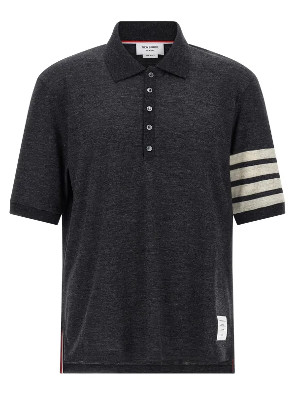 4bar Polo Gray made by Thom Browne