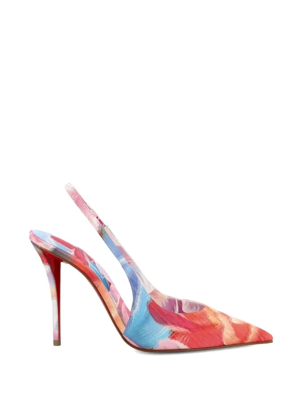 Miss Z Peony Print Pumps made by Christian Louboutin