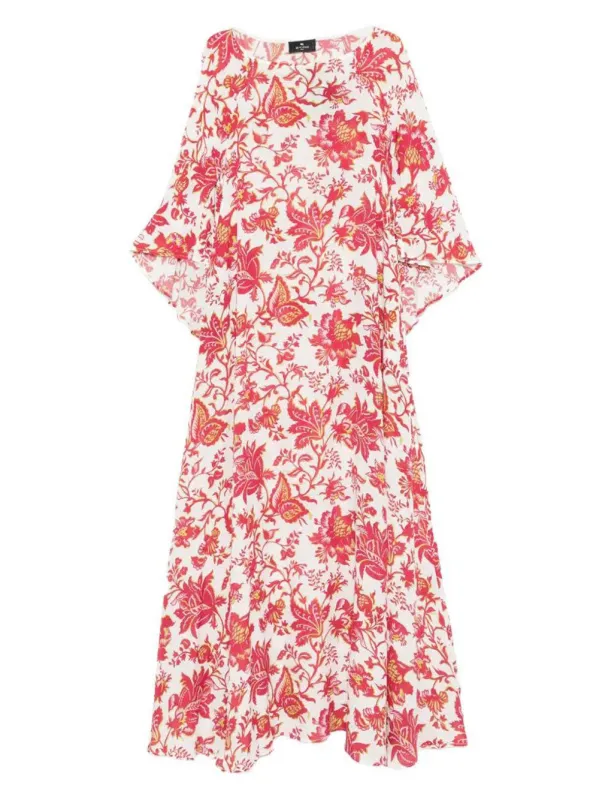 Floral-Print Maxi Dress made by Etro