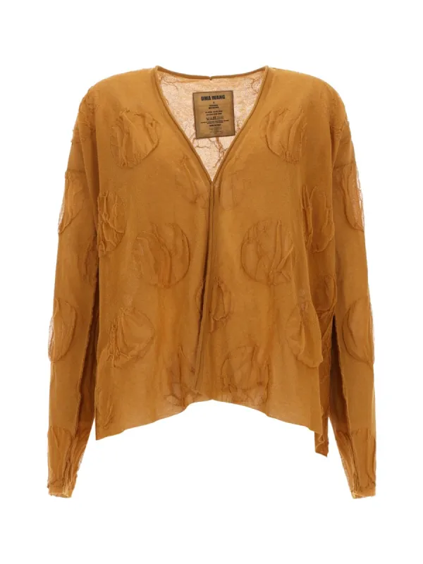 Fine Knit Cardigan made by UMA WANG