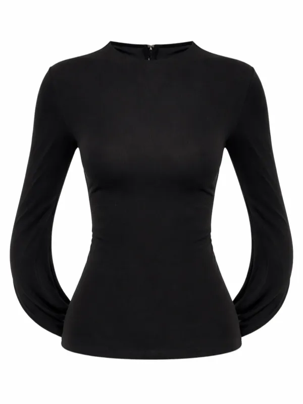 Draped Back Top sold by Wanan Luxury