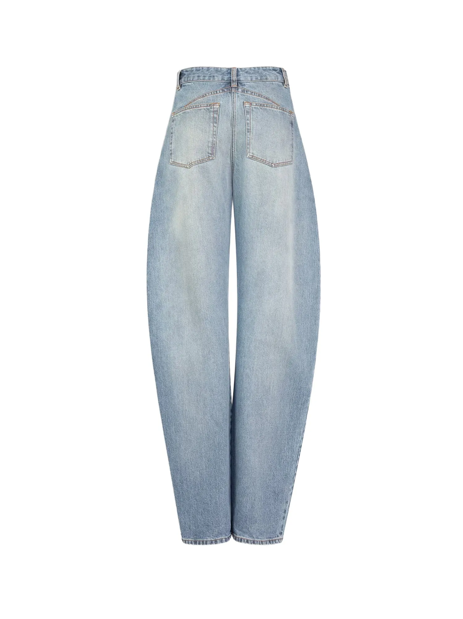 Faded Blue Denim Jeans sold by Wanan Luxury product image thumbnail 2