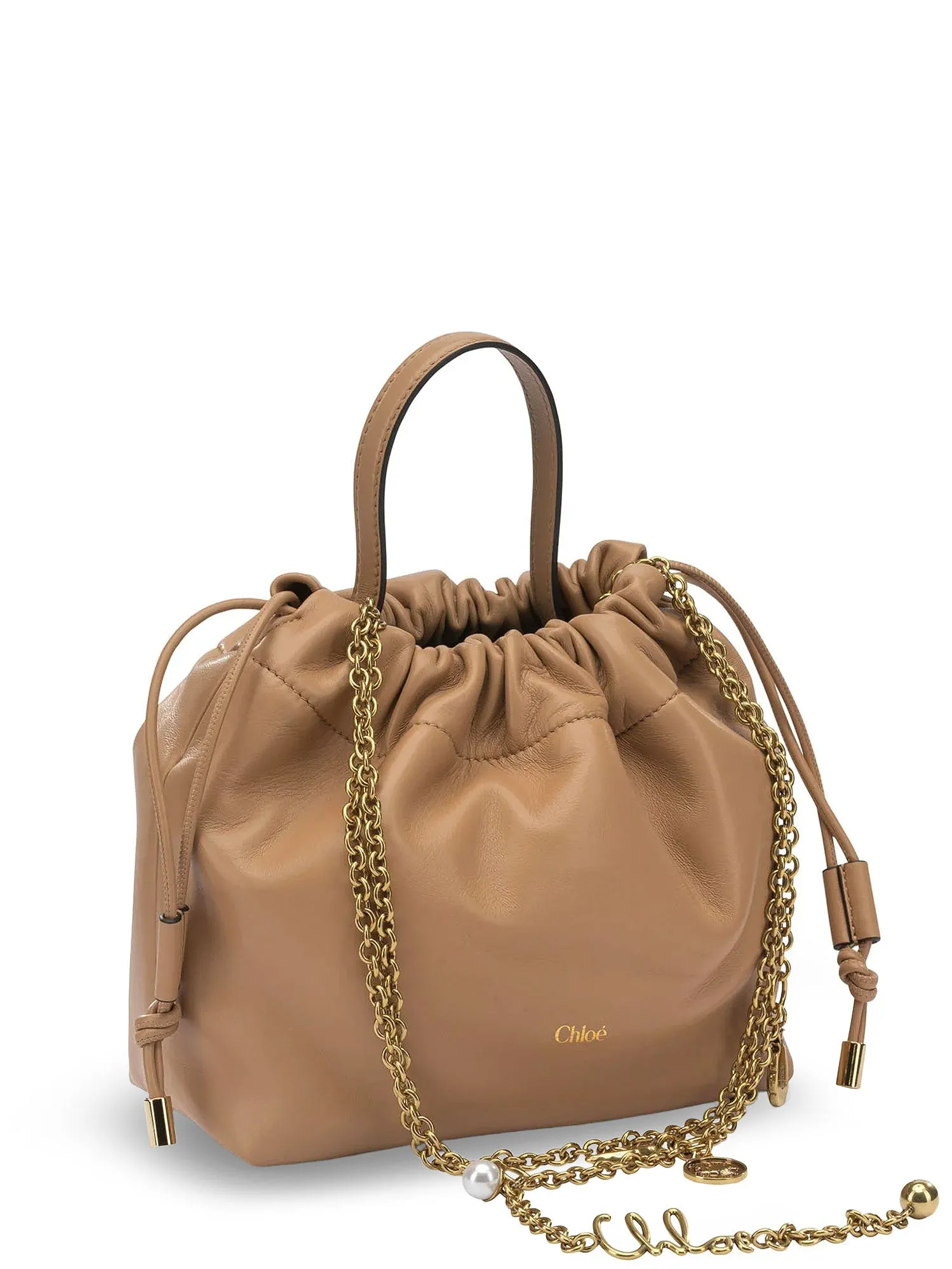 Chloé Icons Leather Crossbody Bag With Logo On The Front sold by Wanan Luxury product image thumbnail 3