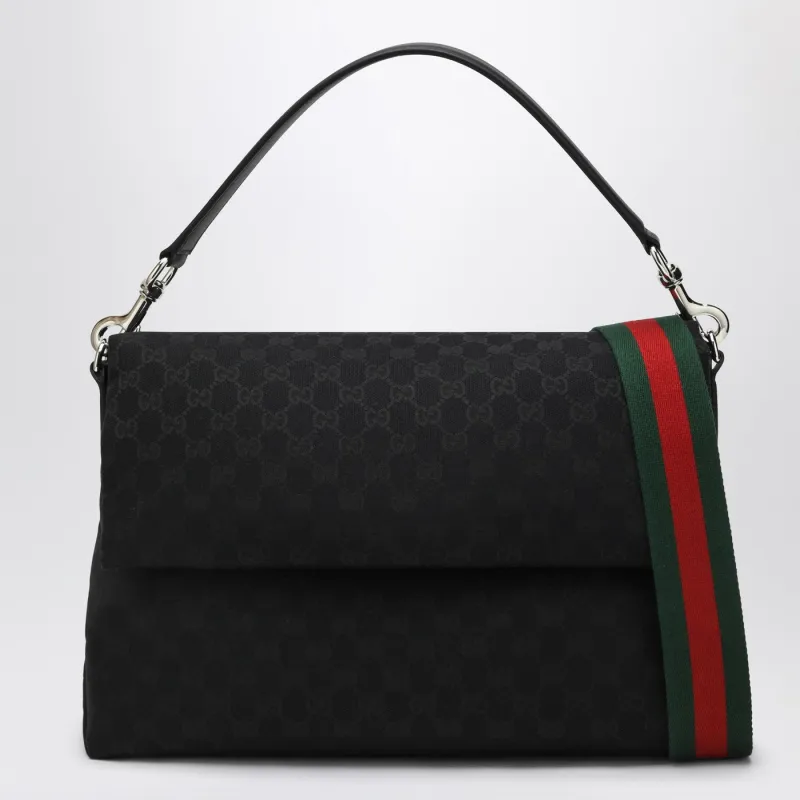 Gg Medium Shoulder Bag With Web Strap made by Gucci