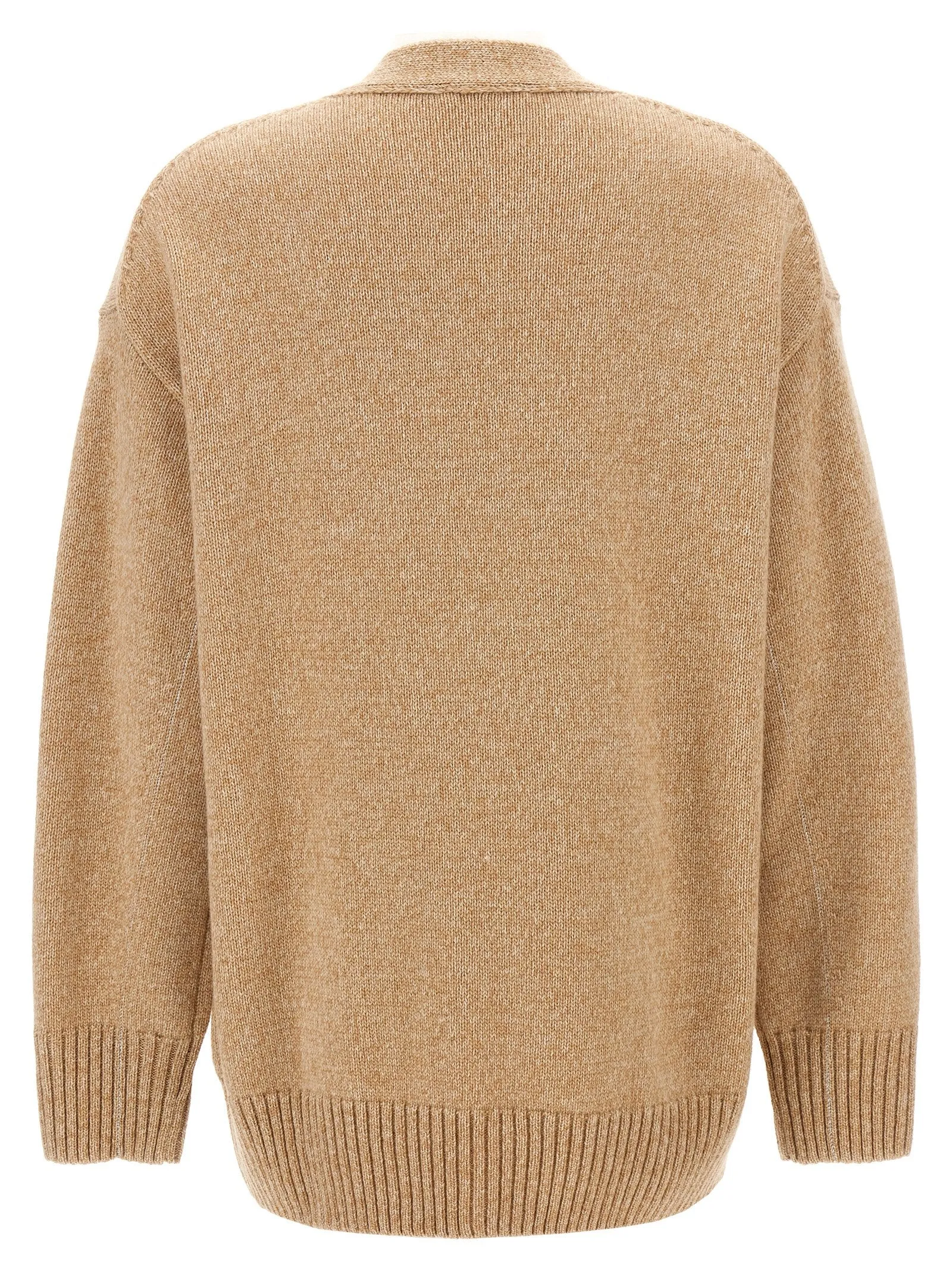 Logo Button Cardigan Sweaters And Cardigans Beige sold by Wanan Luxury product image thumbnail 2
